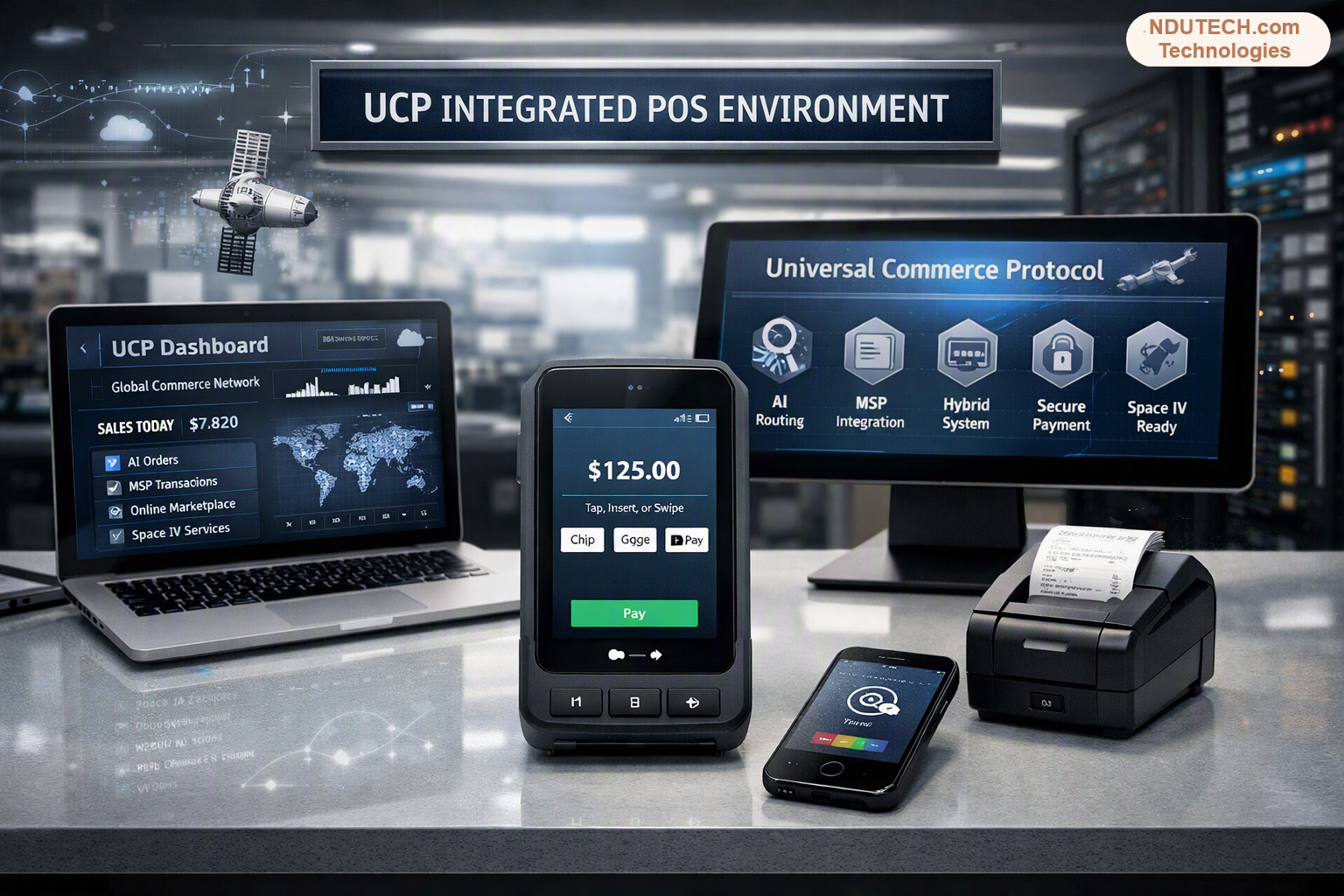 “NDUTECH.com Technologies >> Financial Products Power Global Commerce (Global eConnect App) via UCP Enabled MSP Networks: Secure, Scalable, Intelligent.”